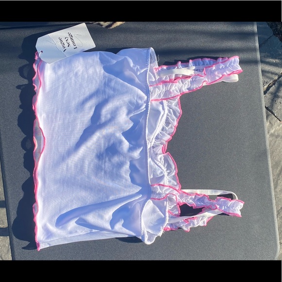 Strawberry Lace Tank Top Bustier - Picture 4 of 5